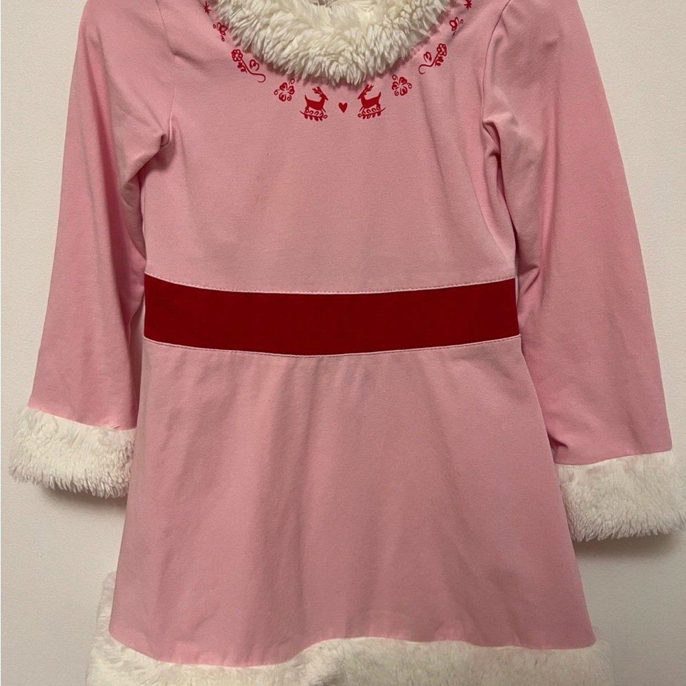 Hanna Andersson Pink Nightgown with Red Accents